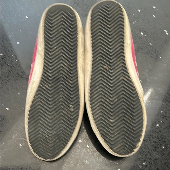 Golden Goose Pink and Silver Sneakers - Picture 3 of 13